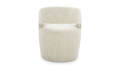 Barrow Rolling Dining Chair White Mist