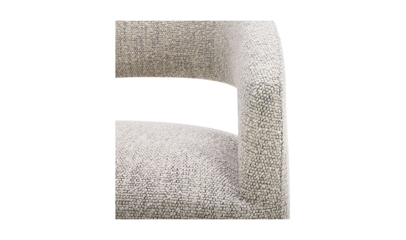 Barrow Swivel Dining Chair Grey Storm