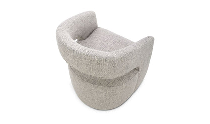 Barrow Swivel Dining Chair Grey Storm