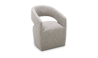 Barrow Swivel Dining Chair Grey Storm