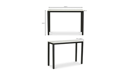 Parson Console Table White