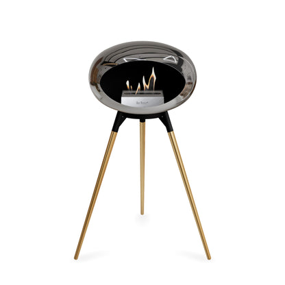 Le Feu Ground High Dome Chromed Silver