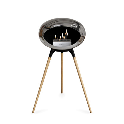 Le Feu Ground High Dome Chromed Silver