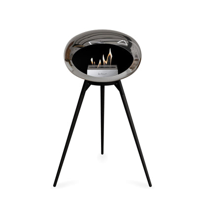 Le Feu Ground High Dome Chromed Silver