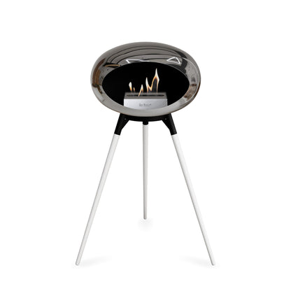 Le Feu Ground High Dome Chromed Silver