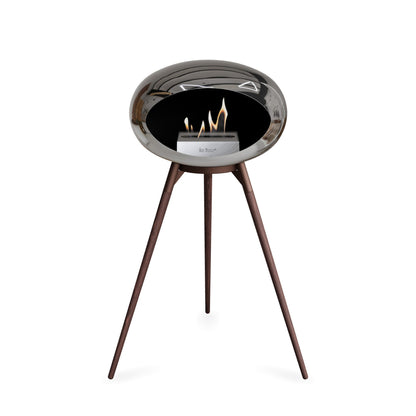 Le Feu Ground High Dome Chromed Silver