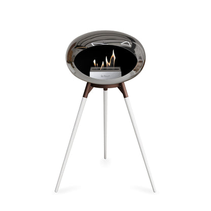 Le Feu Ground High Dome Chromed Silver