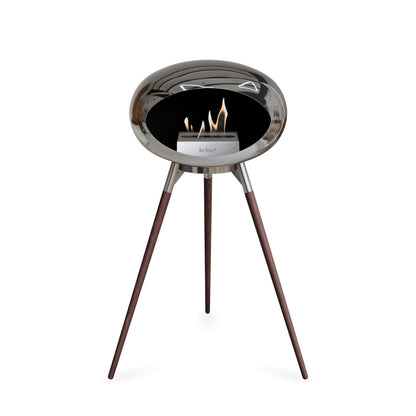 Le Feu Ground High Dome Chromed Silver