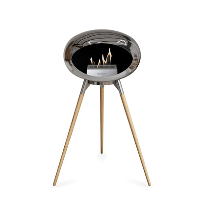 Le Feu Ground High Dome Chromed Silver