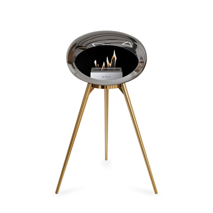 Le Feu Ground High Dome Chromed Silver