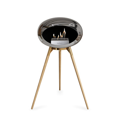 Le Feu Ground High Dome Chromed Silver