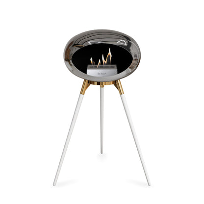 Le Feu Ground High Dome Chromed Silver