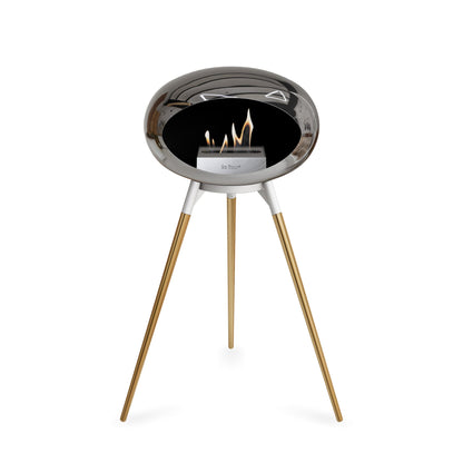 Le Feu Ground High Dome Chromed Silver