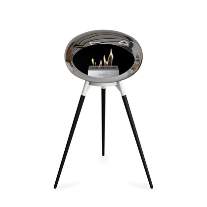 Le Feu Ground High Dome Chromed Silver