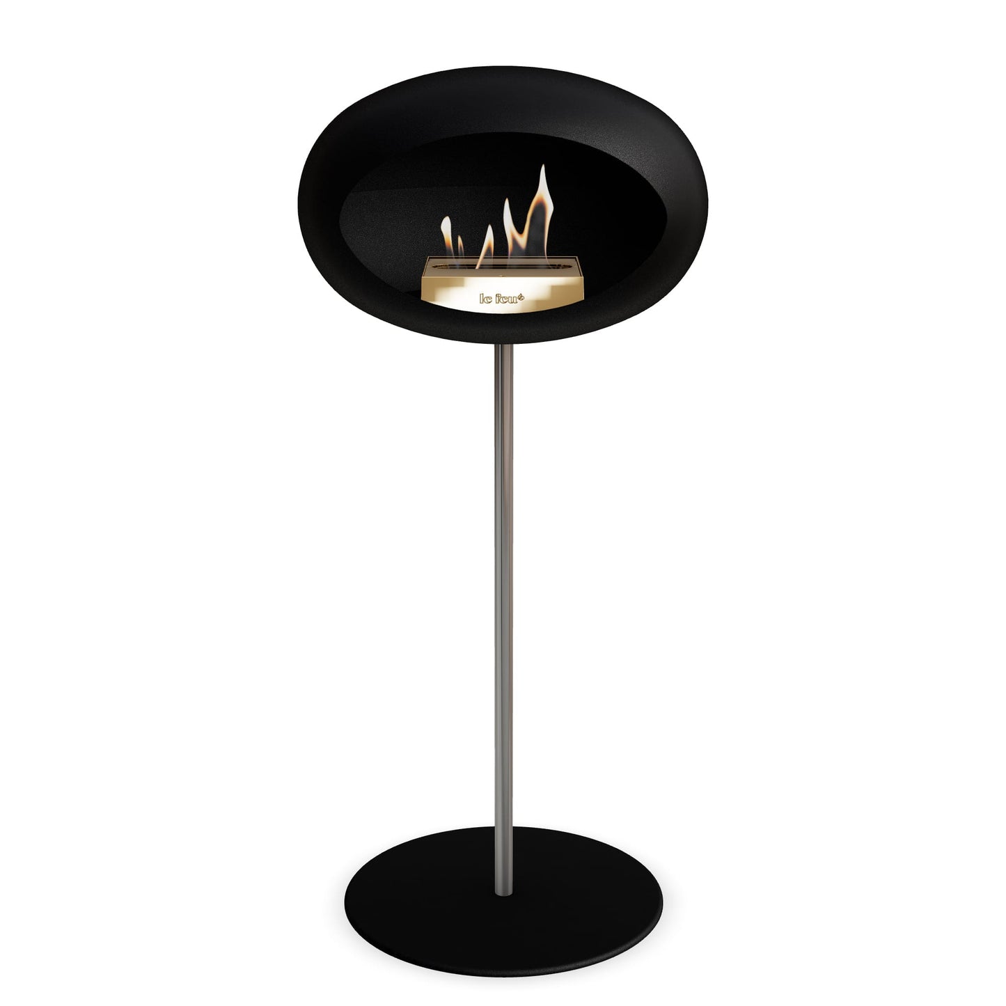 Le Feu Steel High Dome Black