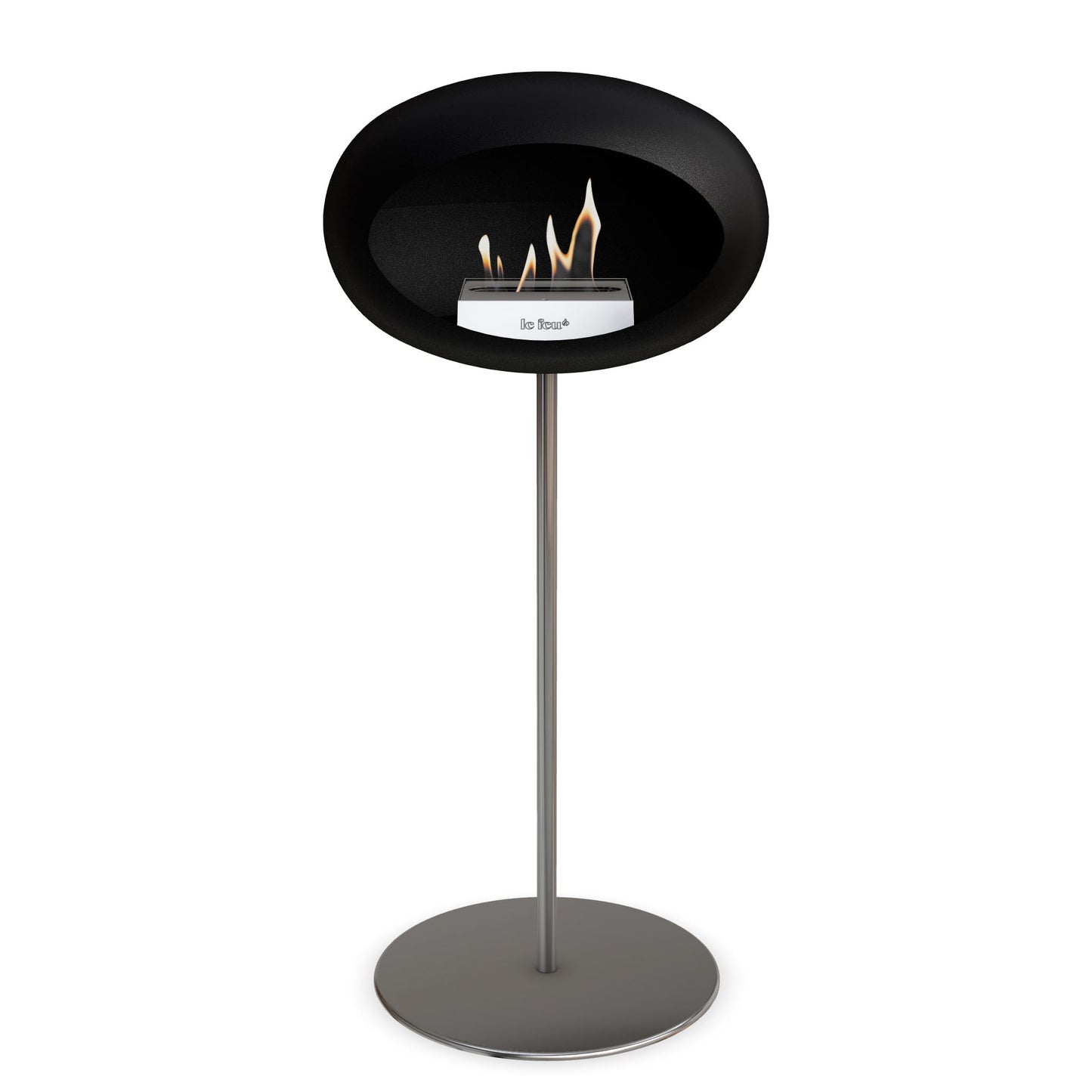 Le Feu Steel High Dome Black