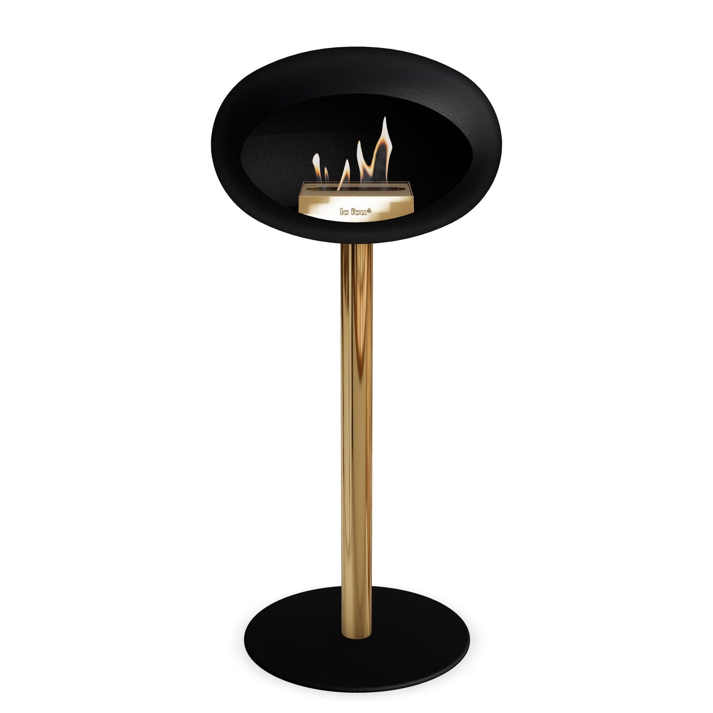 Le Feu Steel High Dome Black