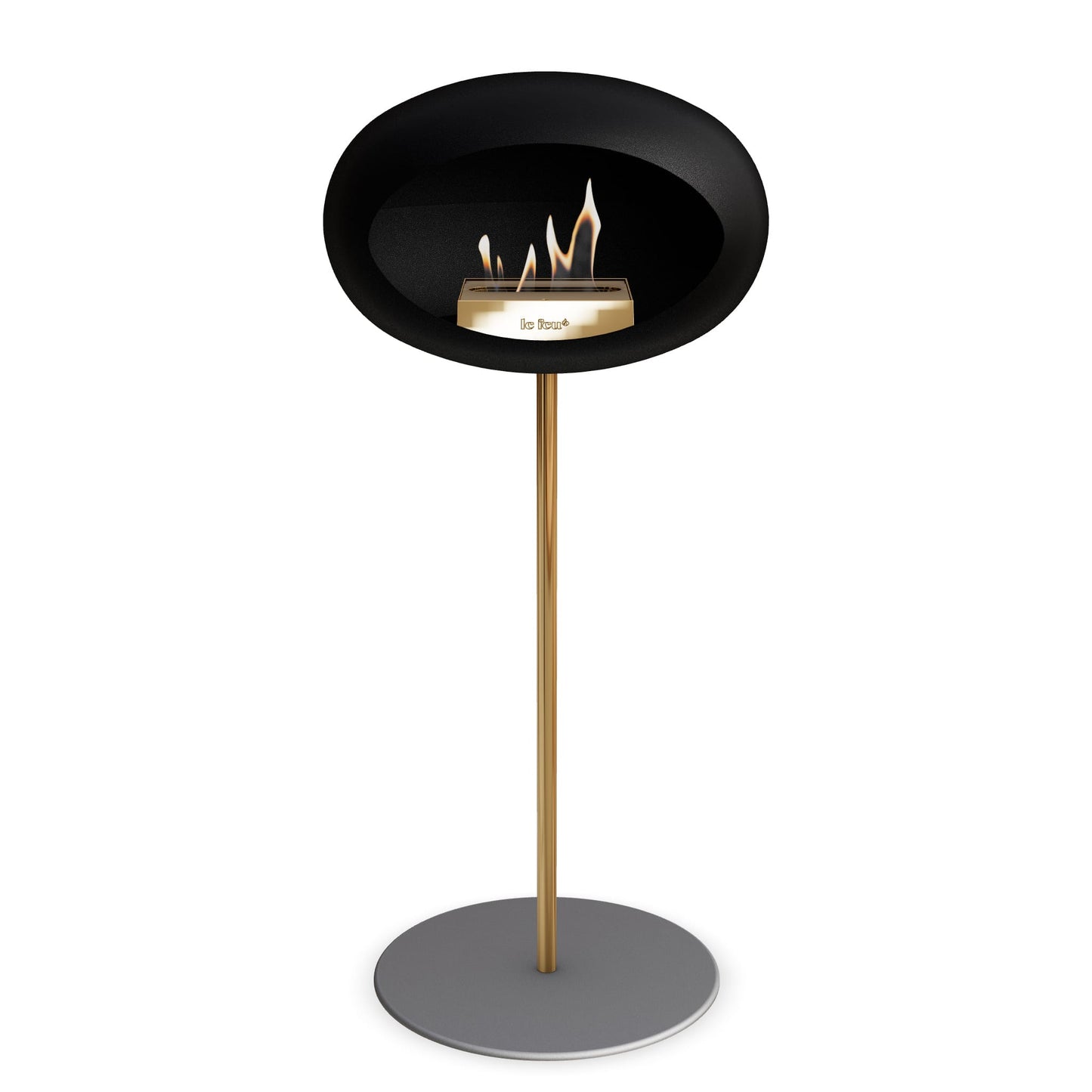 Le Feu Steel High Dome Black