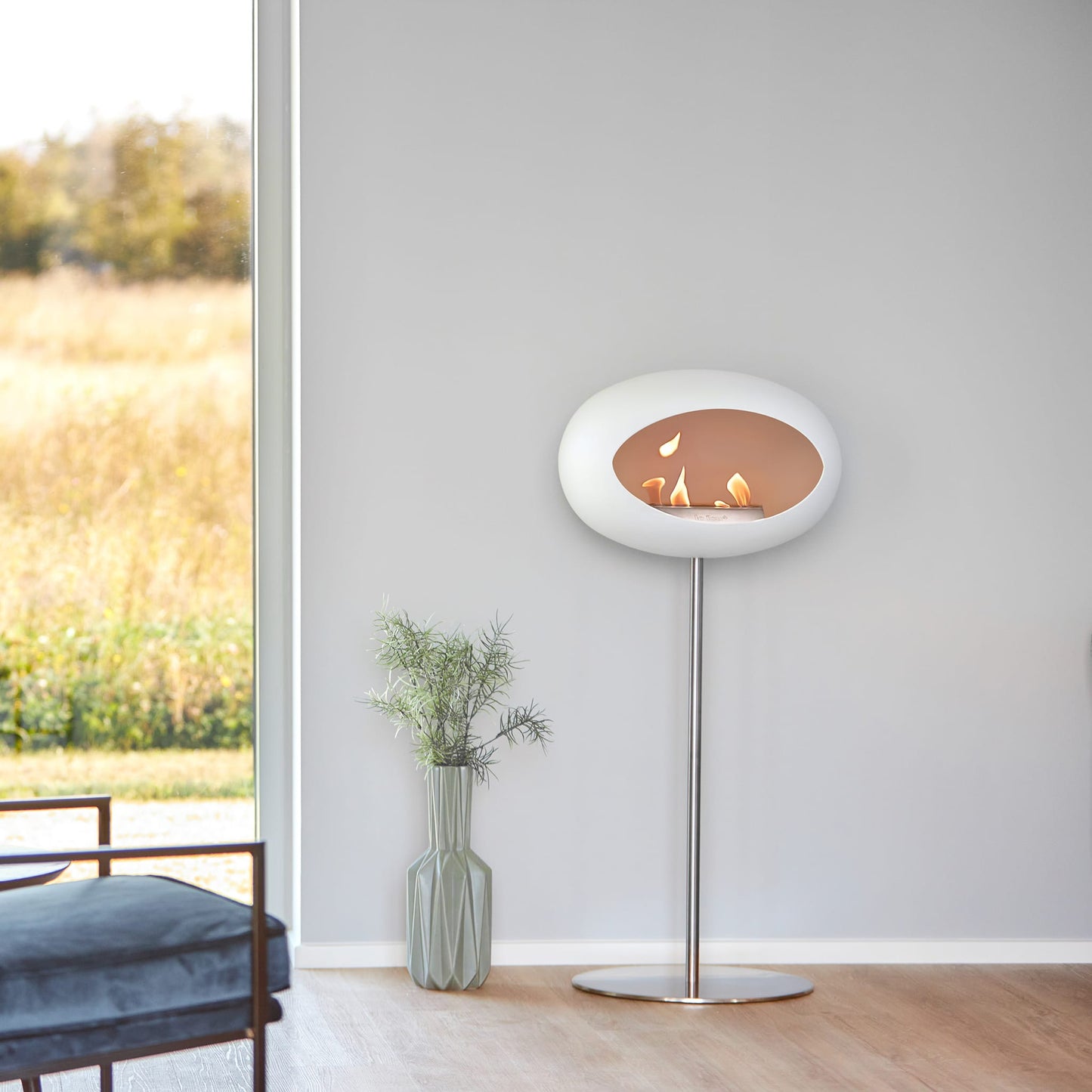 Le Feu Steel High Dome White