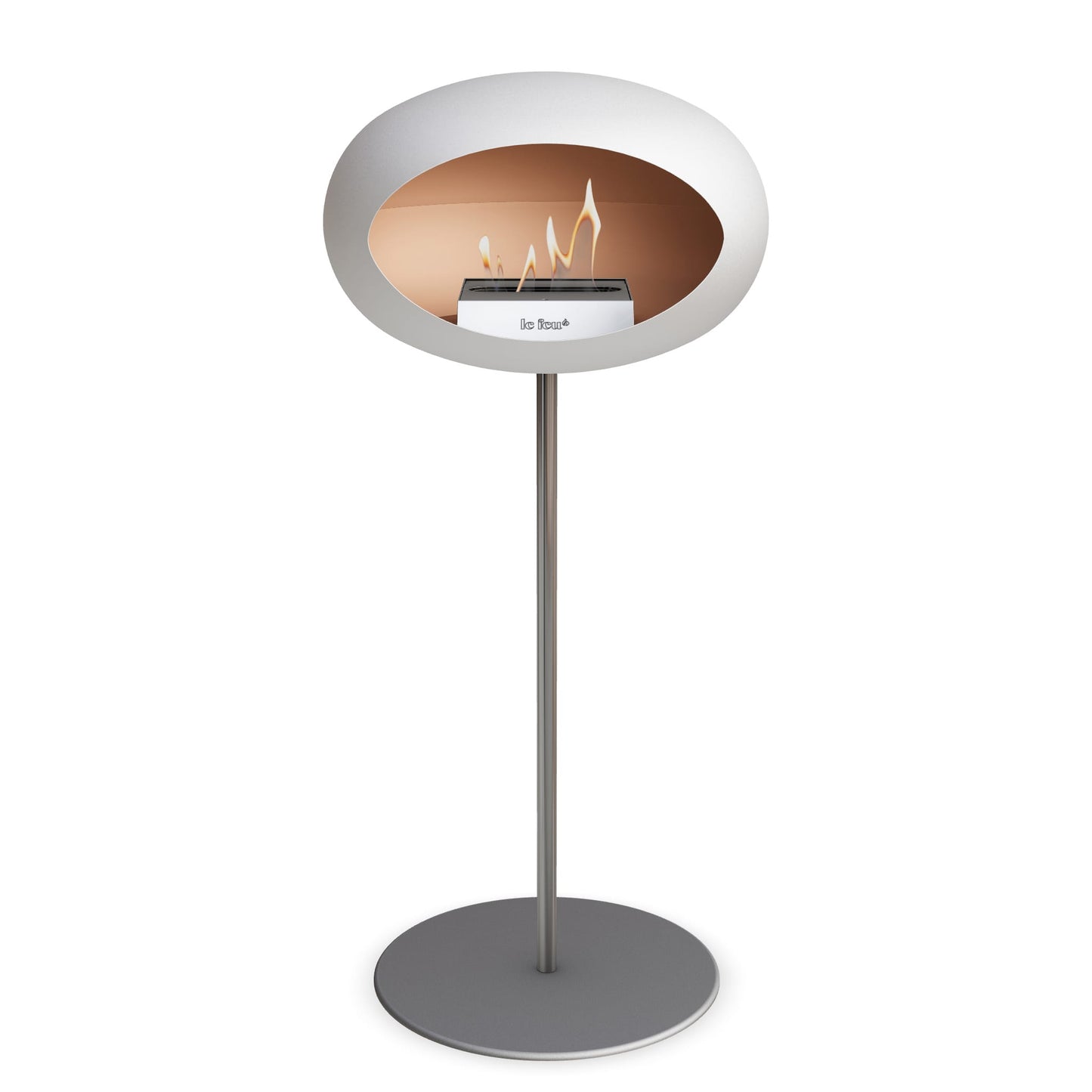Le Feu Steel High Dome White