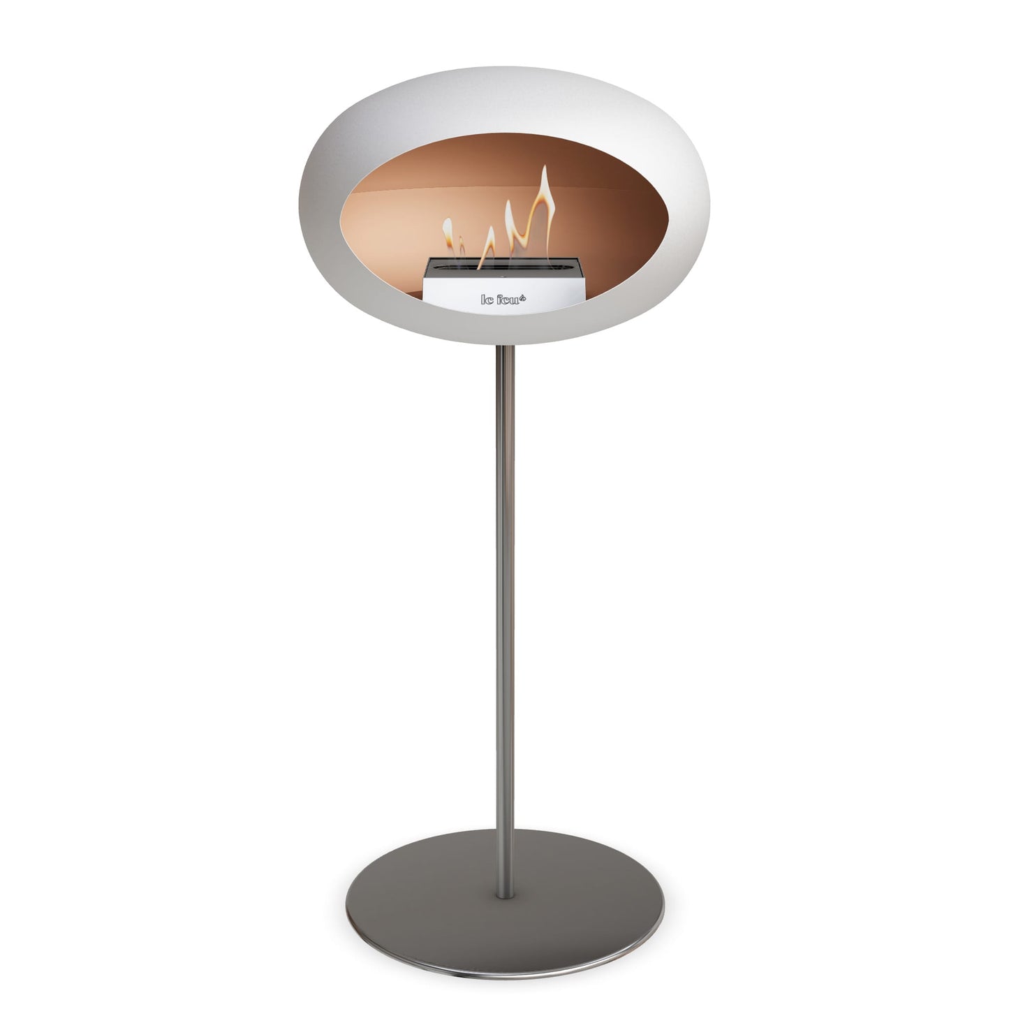 Le Feu Steel High Dome White