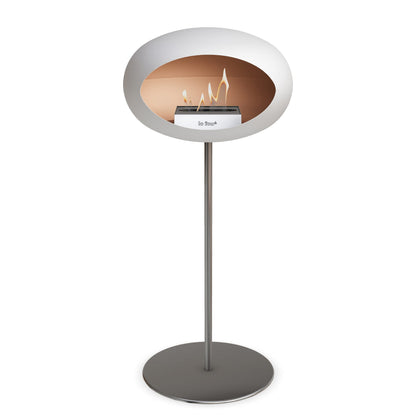 Le Feu Steel High Dome White