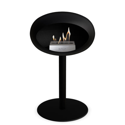 Le Feu Steel Low Dome Black