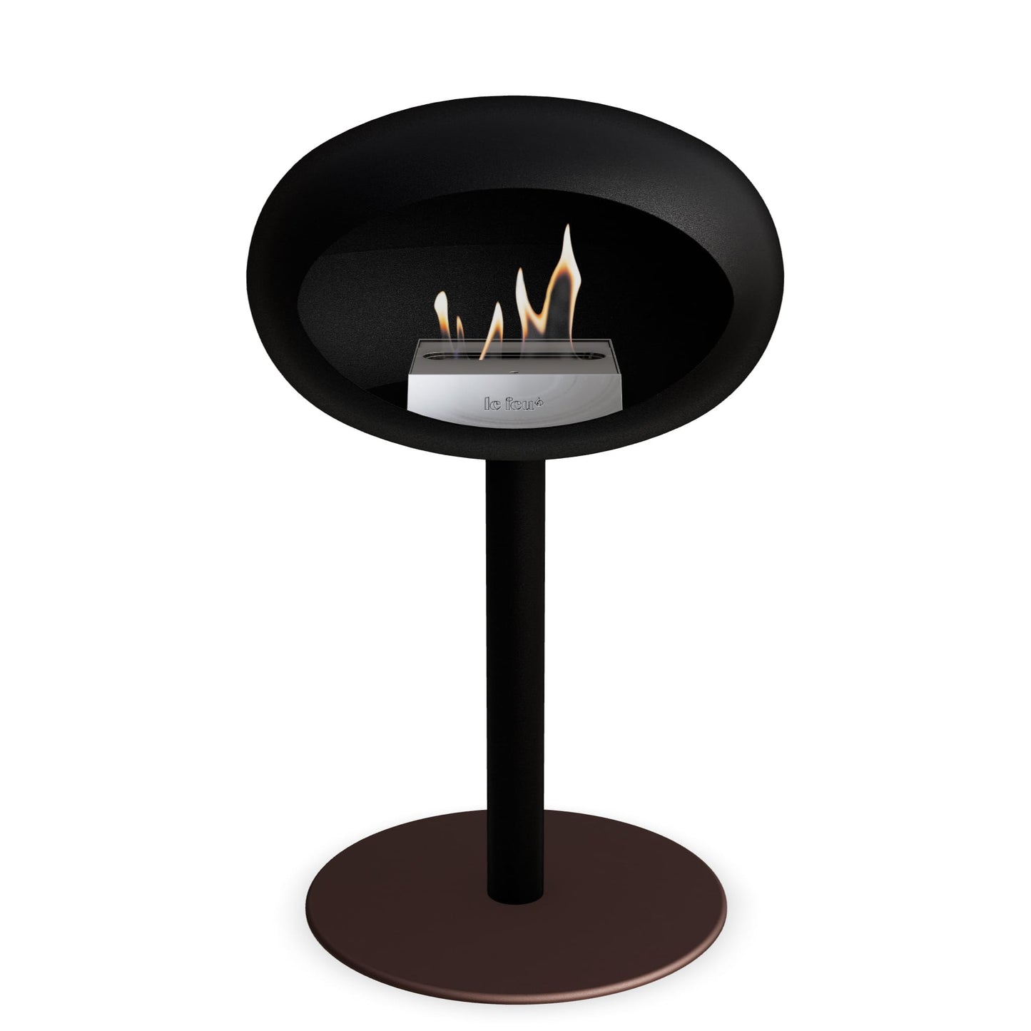 Le Feu Steel Low Dome Black