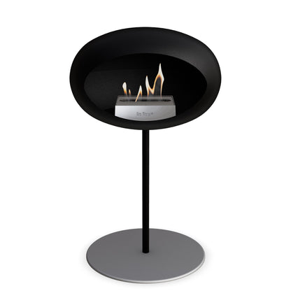 Le Feu Steel Low Dome Black