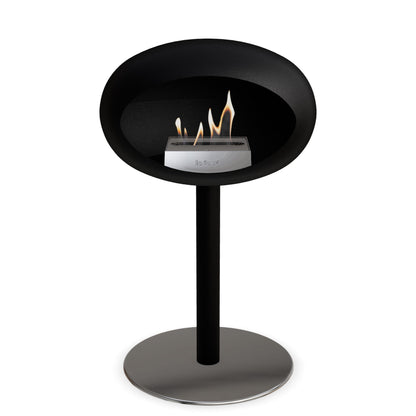 Le Feu Steel Low Dome Black