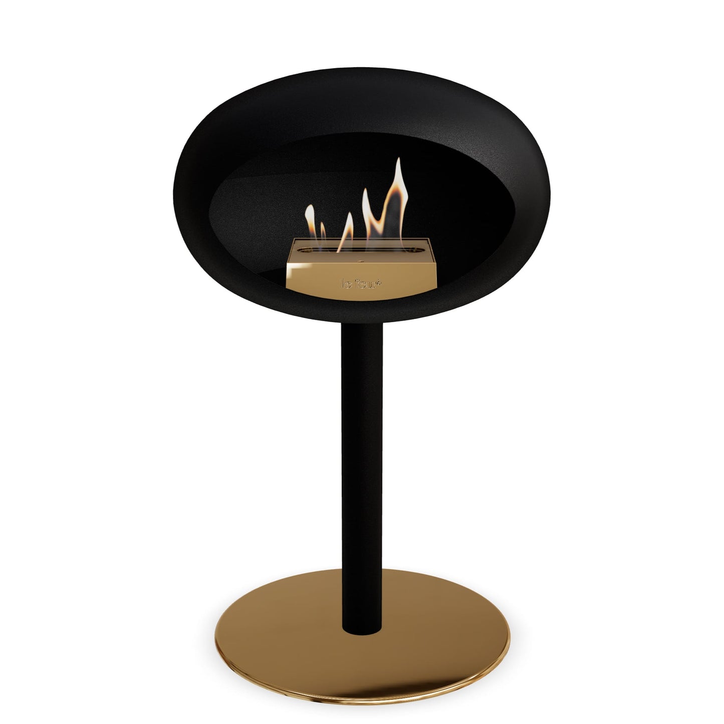 Le Feu Steel Low Dome Black