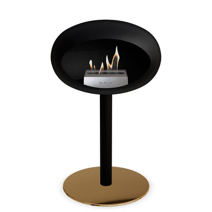 Le Feu Steel Low Dome Black
