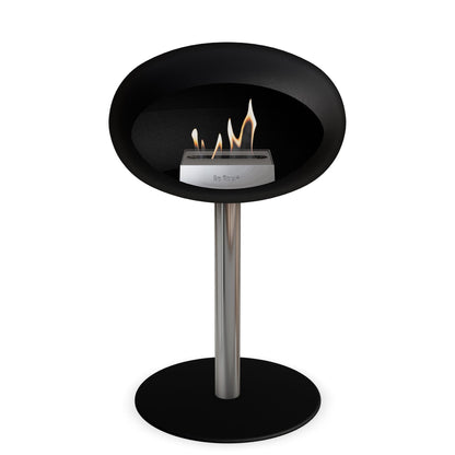 Le Feu Steel Low Dome Black