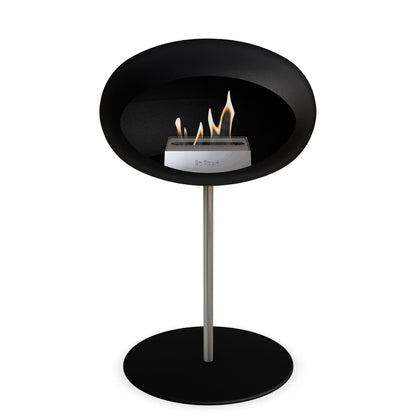 Le Feu Steel Low Dome Black