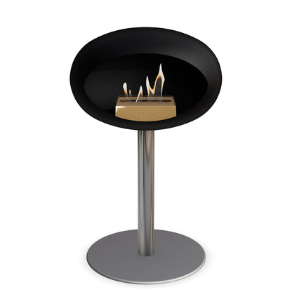 Le Feu Steel Low Dome Black