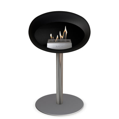 Le Feu Steel Low Dome Black
