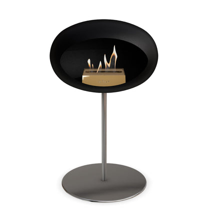 Le Feu Steel Low Dome Black