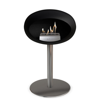 Le Feu Steel Low Dome Black