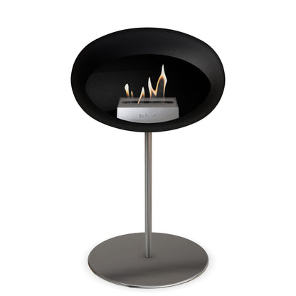 Le Feu Steel Low Dome Black