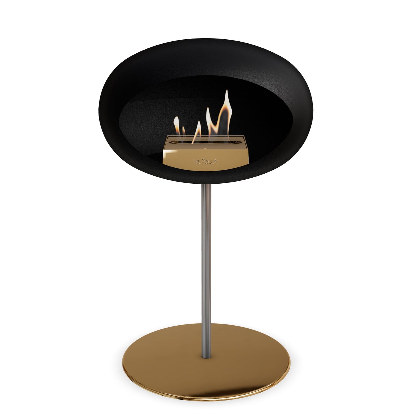 Le Feu Steel Low Dome Black