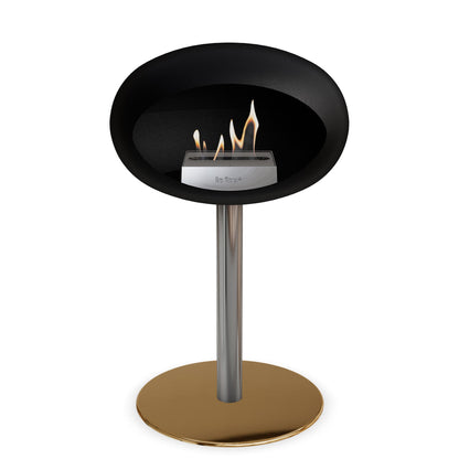 Le Feu Steel Low Dome Black