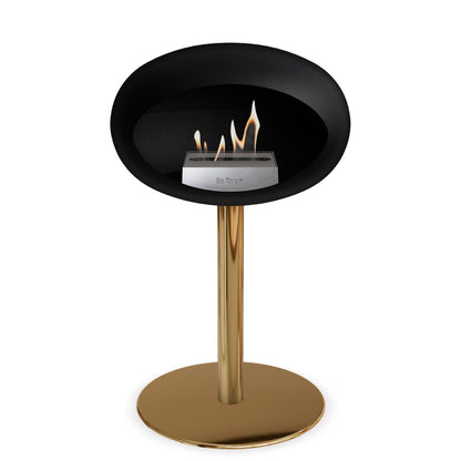 Le Feu Steel Low Dome Black