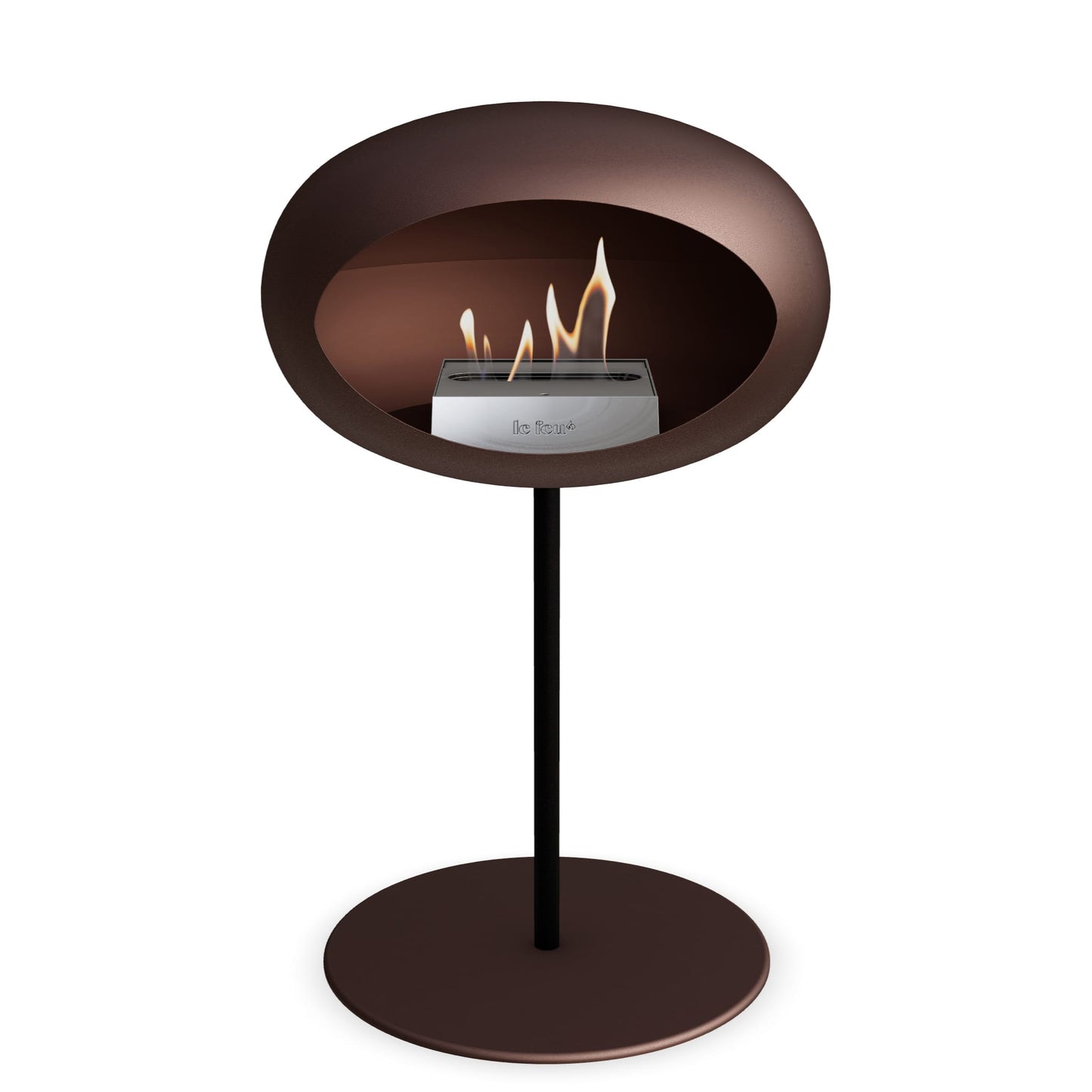 Le Feu Steel Low Dome Mocca