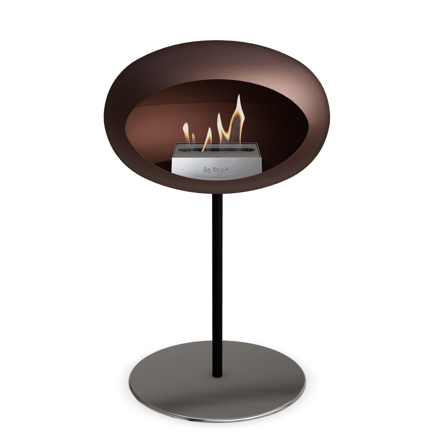 Le Feu Steel Low Dome Mocca