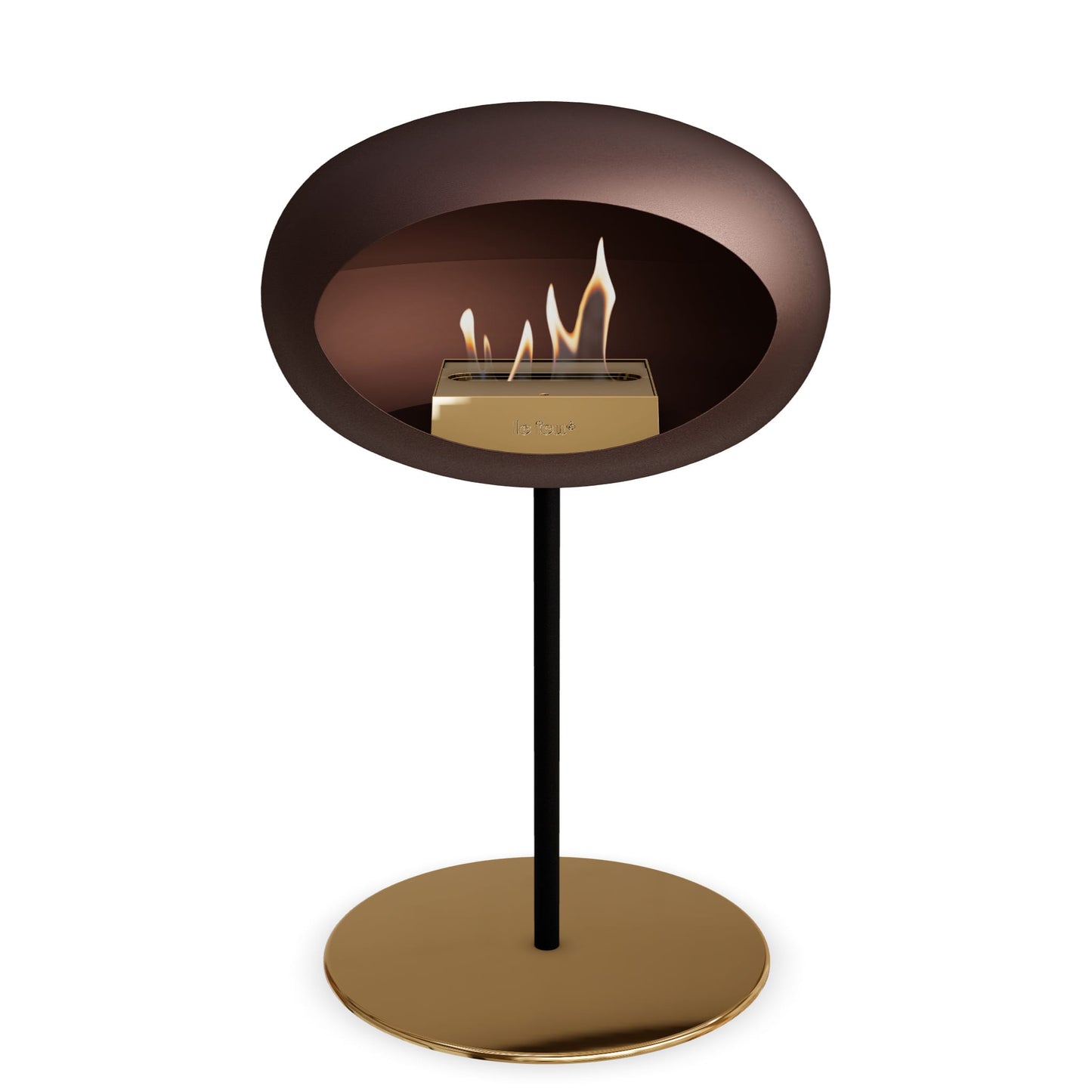 Le Feu Steel Low Dome Mocca
