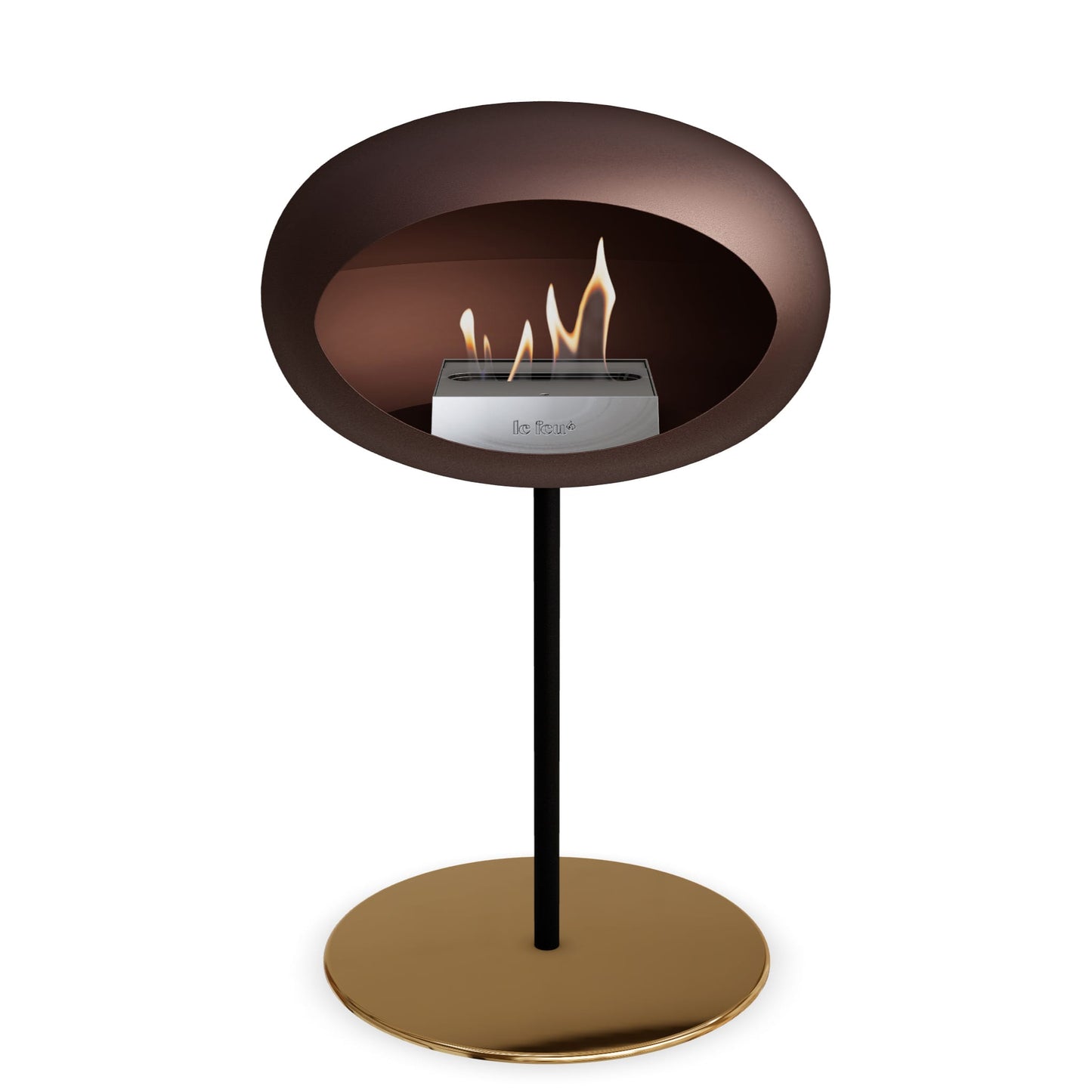 Le Feu Steel Low Dome Mocca