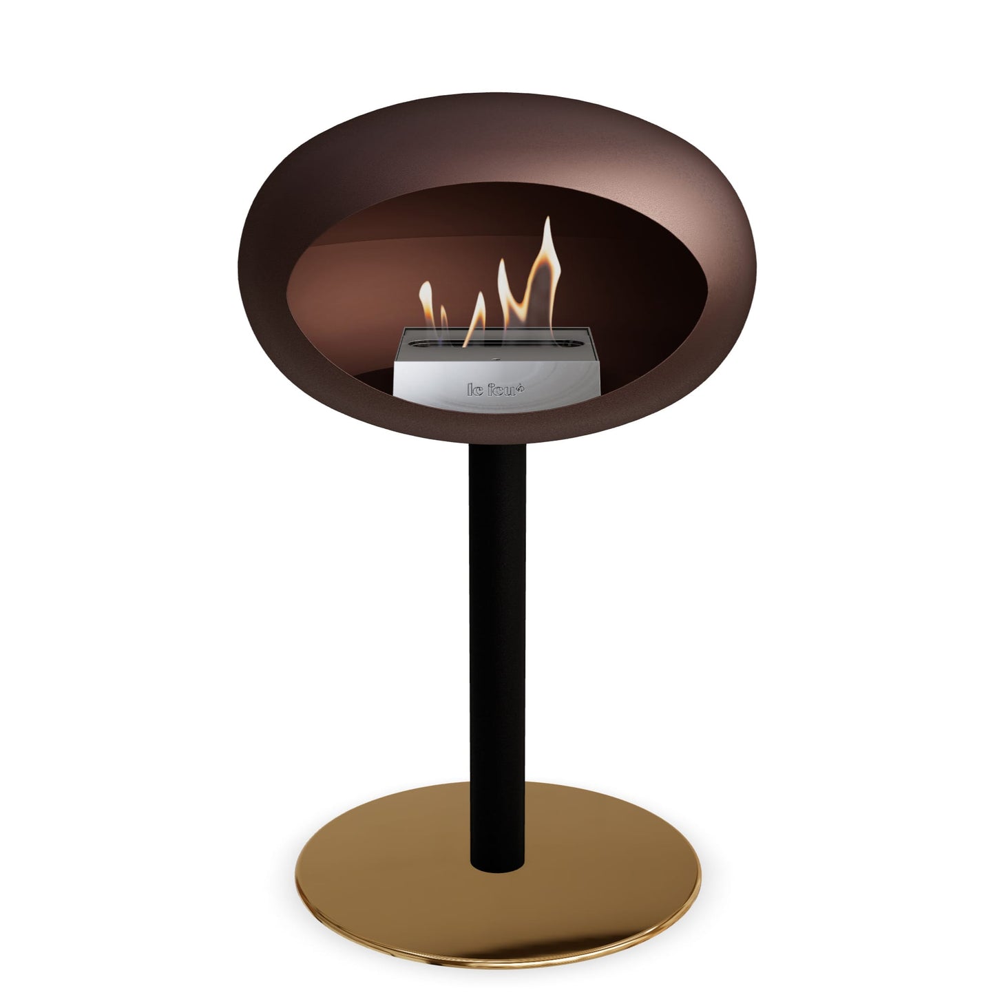 Le Feu Steel Low Dome Mocca