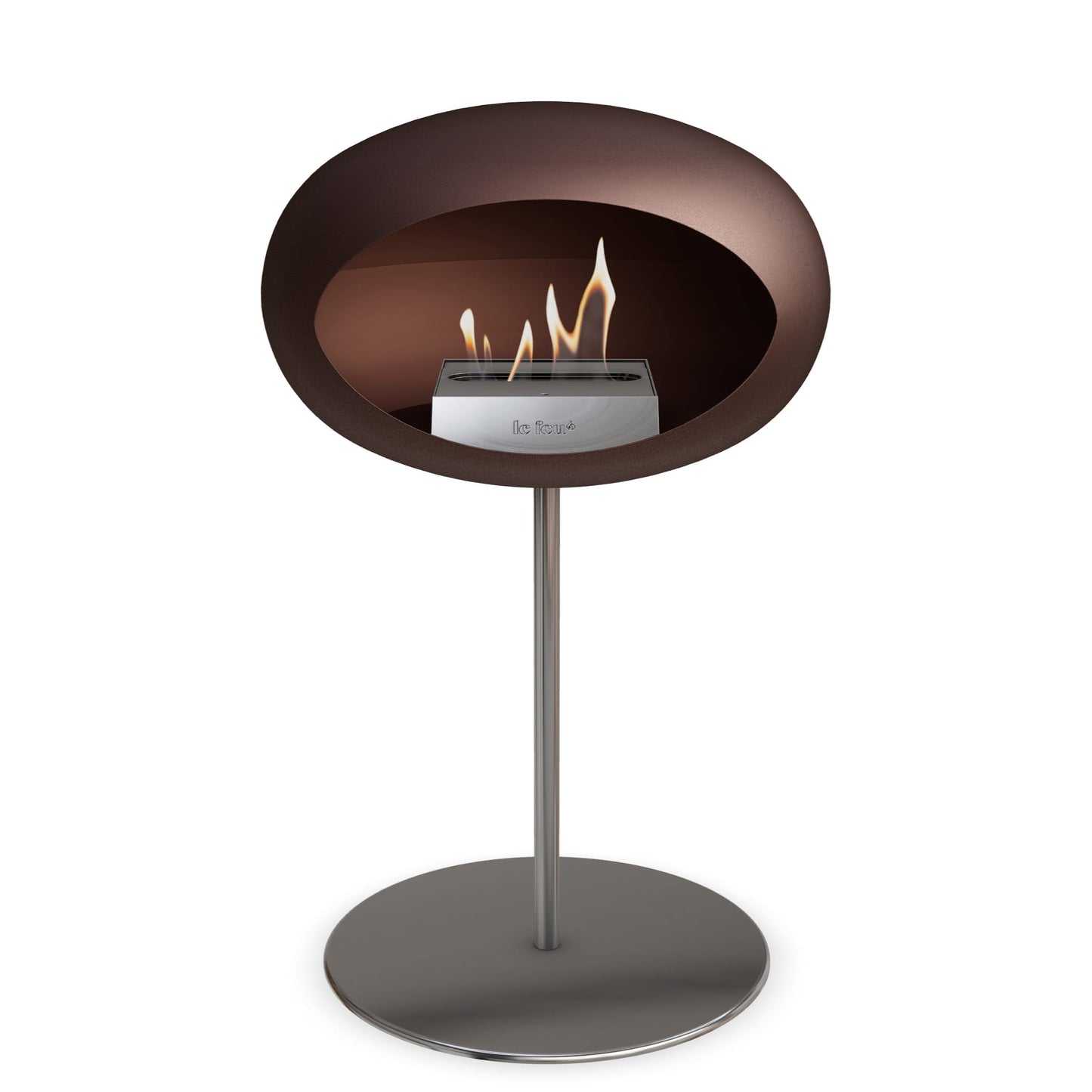 Le Feu Steel Low Dome Mocca