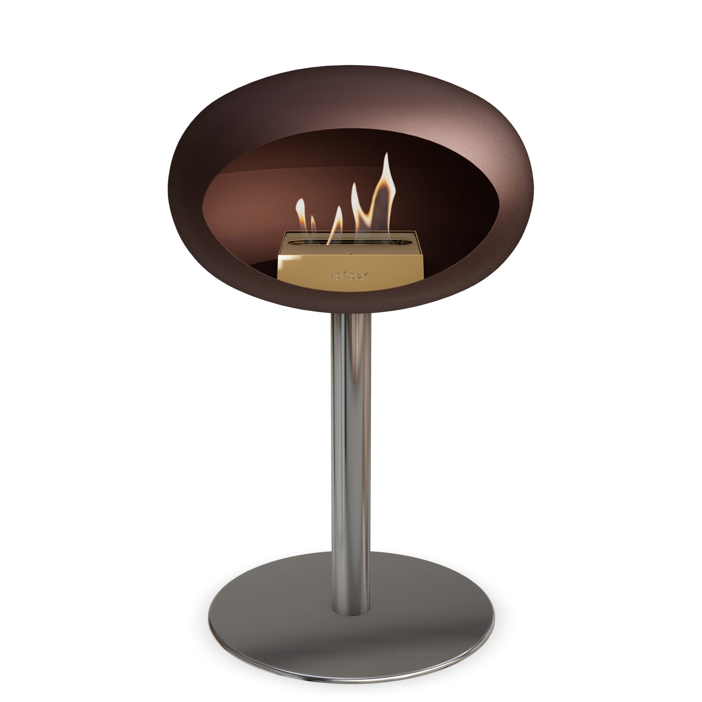 Le Feu Steel Low Dome Mocca