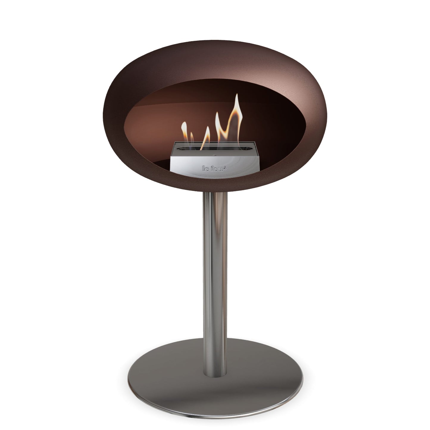 Le Feu Steel Low Dome Mocca